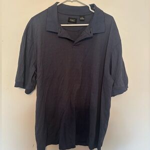Haggar Men's Short Sleeve Polo in Slate Blue